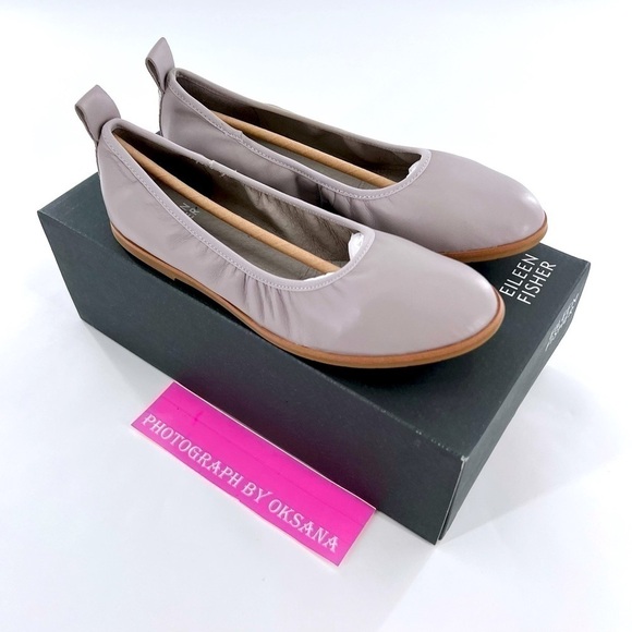 EILEEN FISHER Notion Ballet Flat color: Nappa size 6 M NIB - Picture 4 of 8